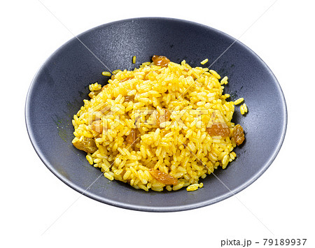 cooked sweet yellow rice porridge with turmeric cooked sweet yellow rice porridge with turmeric 79189937