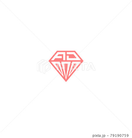 Combination of initial letter AD and diamond logo design vector Combination of initial letter AD and diamond logo design vector 79190759