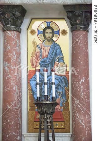 The interior of the Naval Cathedral of St. Nicholas The interior of the Naval Cathedral of St. Nicholas 79190833