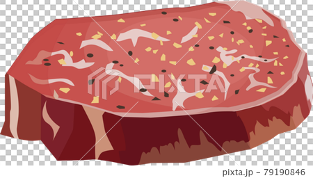 Wagyu steak illustration material vector Wagyu steak illustration material vector 79190846