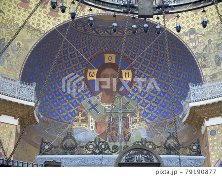 The interior of the Naval Cathedral of St. Nicholas The interior of the Naval Cathedral of St. Nicholas 79190877
