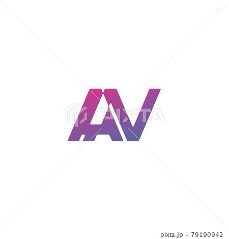 Initial letter AN logo design vector 79190942