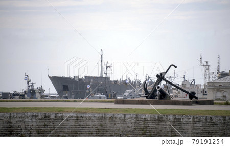 Ships in the port of Kronstadt Ships in the port of Kronstadt 79191254