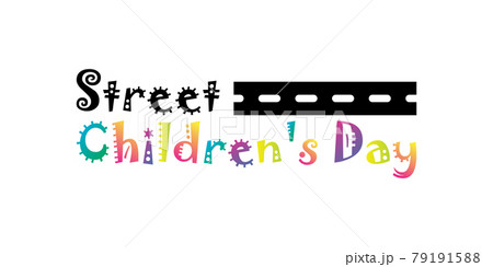 street children's day vector background 79191588