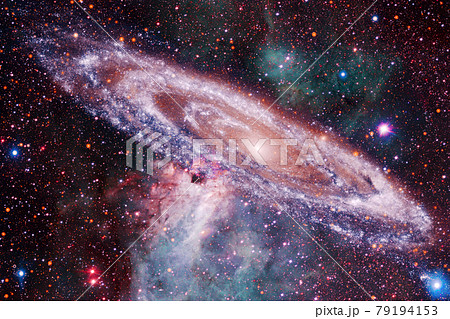 Cluster of stars. Nebula. Elements of this image furnished by NASA 79194153