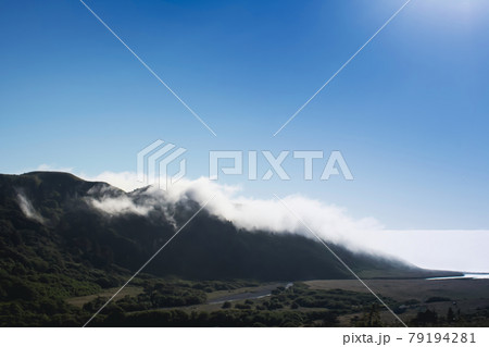 Undeveloped area and called Lost Coast, in Humboldt and Mendocino Counties, North of California.  79194281