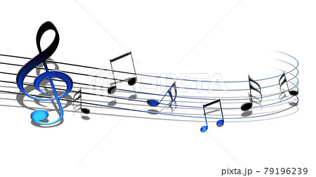Music notes 79196239