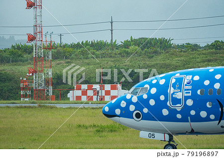 沖縄県　石垣市　石垣島　新石垣空港　離島　リゾート　島　天国　夏休み　観光　旅行　飛行機　日本航空 79196897
