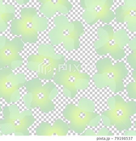 Watercolor style four-leaf green flower background 79198537