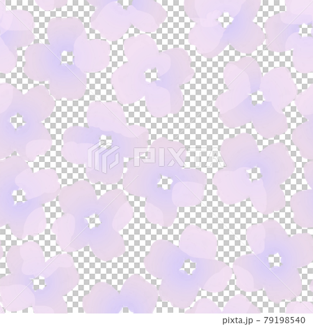 水彩風の紫の花の背景 79198540