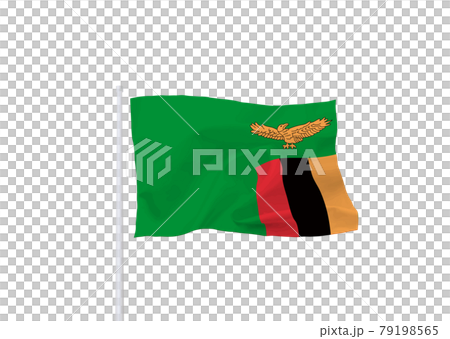 ザンビアの国旗 79198565