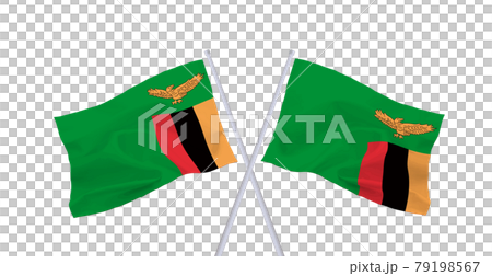 ザンビアの国旗 79198567