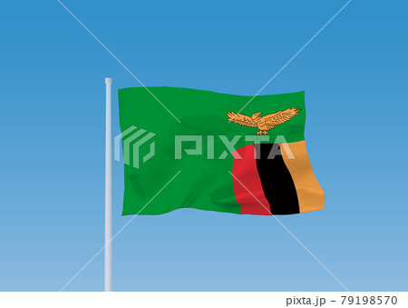 ザンビアの国旗 79198570