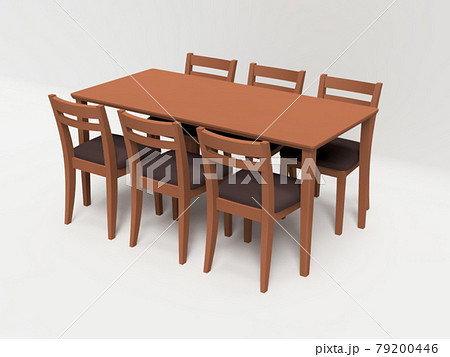 6人掛けダイニングテーブルセット 79200446