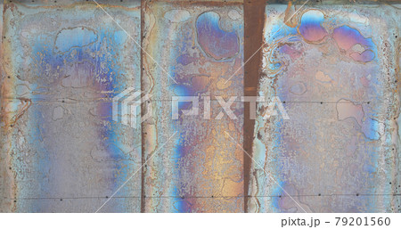 Abstract corrosion texture on the copper plated steel sheet 79201560