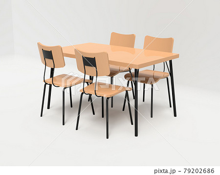4人掛けダイニングテーブルセット 79202686