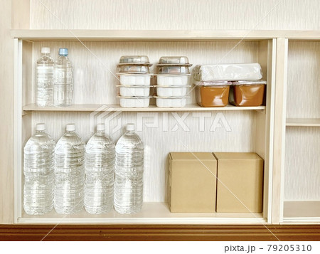 食糧の収納 備蓄 壁面収納 食糧の収納 備蓄 壁面収納 79205310