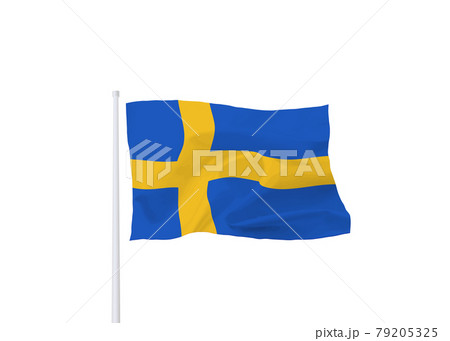 スウェーデンの国旗 スウェーデンの国旗 79205325
