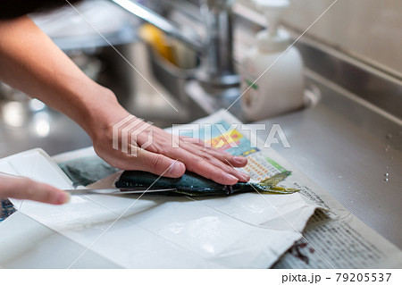 魚料理 下ごしらえ さばく 魚料理 下ごしらえ さばく 79205537
