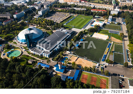 Sports complex in the center of Minsk with open stadiums for games.Belarus Sports complex in the center of Minsk with open stadiums for games.Belarus 79207184