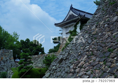 岡山城 石垣と不明門 岡山城 石垣と不明門 79207969
