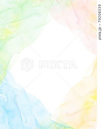 背景素材　水彩テクスチャー　グラデーションカラー 79208339
