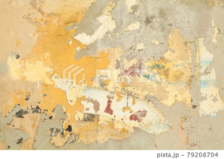 Old dirty spotted stucco wall background 79208704
