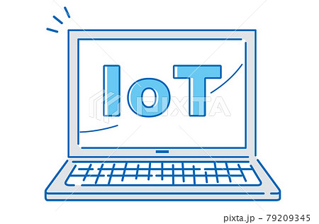 IoT パソコン イラスト IoT パソコン イラスト 79209345