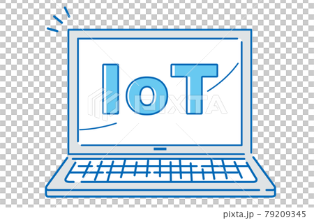 IoT パソコン イラスト IoT パソコン イラスト 79209345