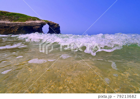Beach of the Cathedrals, Spain, Europe 79213682