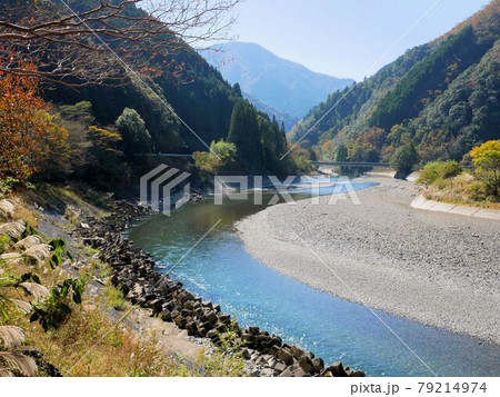 熊本県の河川　川辺川　（球磨郡五木村周辺） 79214974
