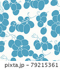 Vector illustration seamless pattern or background with grape berries, brunches. 79215361