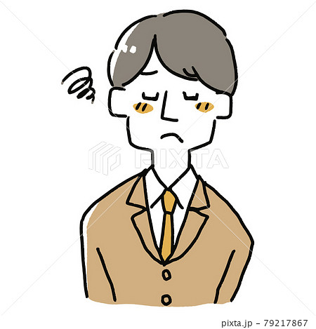 がっかりしているスーツの男性 がっかりしているスーツの男性 79217867