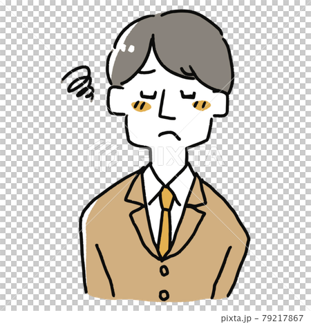 がっかりしているスーツの男性 がっかりしているスーツの男性 79217867