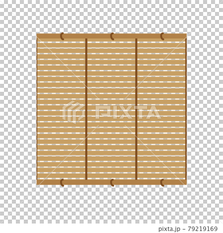 すだれのイラストのイラスト素材