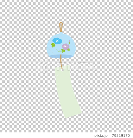 Wind chimes illustration Wind chimes illustration 79219170
