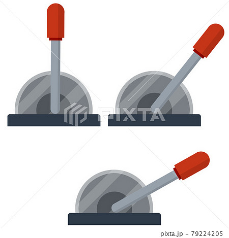Lever to increase the speed of the mechanism. The control of the car. 79224205