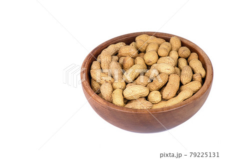 peanut in a shell texture. food background of peanuts 79225131