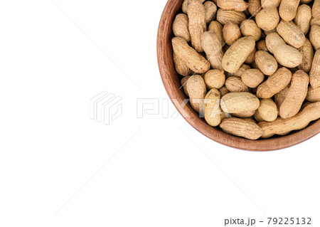 peanut in a shell texture. food background of peanuts 79225132