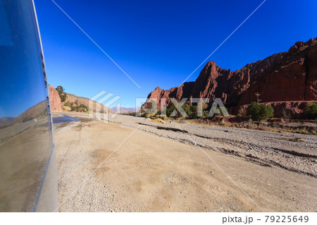 Bolivian dirt road view,Bolivia 79225649