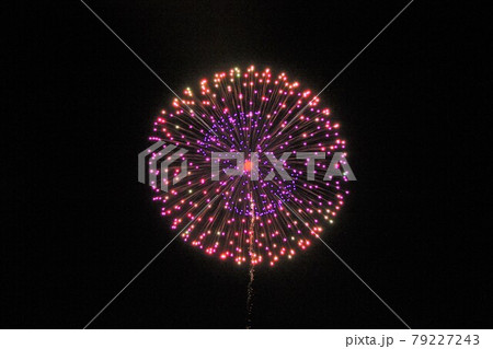 深谷花火大会の写真素材