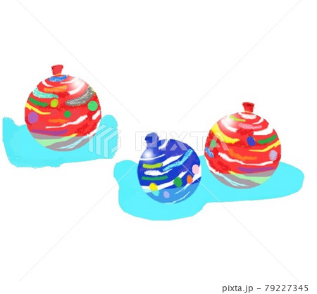 夏の風物詩・水風船のイラスト 夏の風物詩・水風船のイラスト 79227345