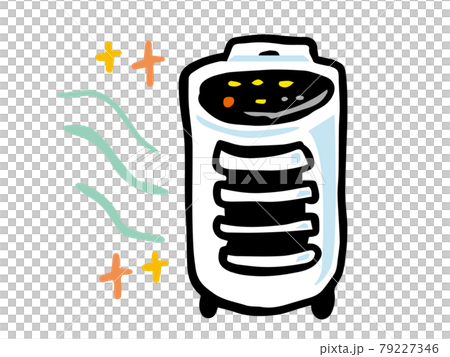 一個簡單的變形觸摸空調的插圖 一個簡單的變形觸摸空調的插圖 79227346