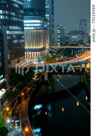 大阪市内の夜景(大阪府)中之島地区 大阪市内の夜景(大阪府)中之島地区 79228468