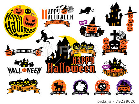 ハロウィン　イラスト素材 79229020