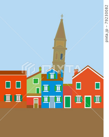 ブラーノ　burano　ヴェネツィア　venezia　イタリア　italia 79230082