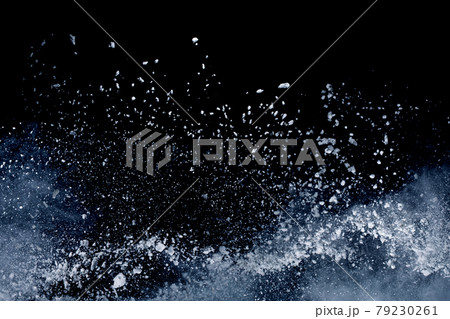 White powder explosion on black background. Colored cloud. Colorful dust explode. Paint Holi. White powder explosion on black background. Colored cloud. Colorful dust explode. Paint Holi. 79230261