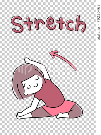 Yoga Stretch 女性拉伸角色，可拉伸側翼 79230468