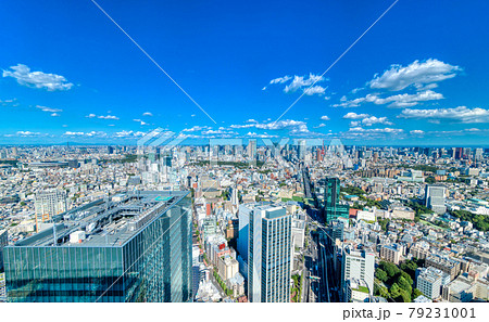 東京風景　渋谷から望む都心 79231001