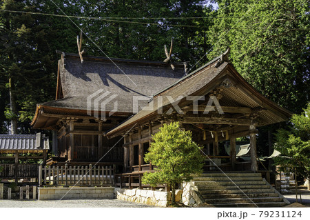 吉川八幡宮 社殿 岡山県吉備中央町 吉川八幡宮 社殿 岡山県吉備中央町 79231124